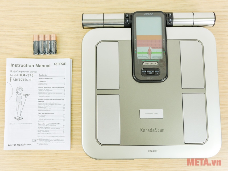 Máy đo thành phần cơ thể Omron HBF-375