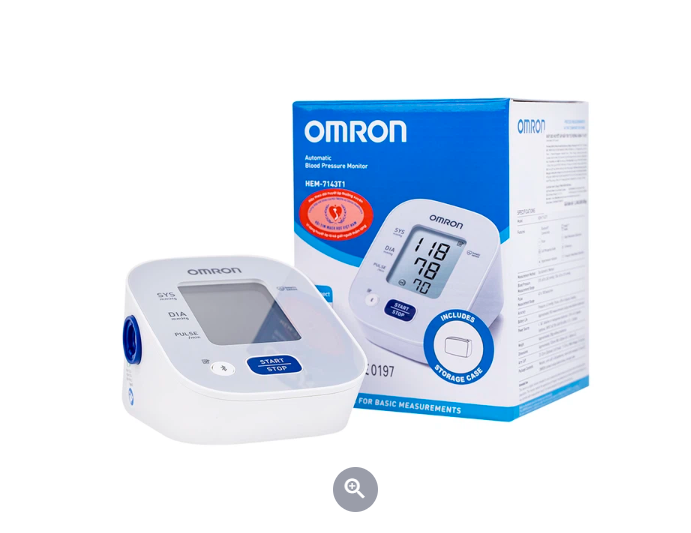 Máy đo huyết áp tự động Omron HEM-7143T1