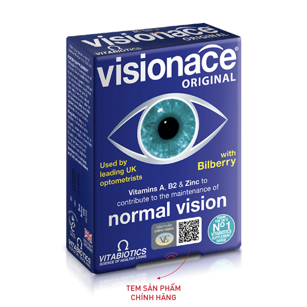 Visionace Original Vitabiotics - Cải thiện thị lực