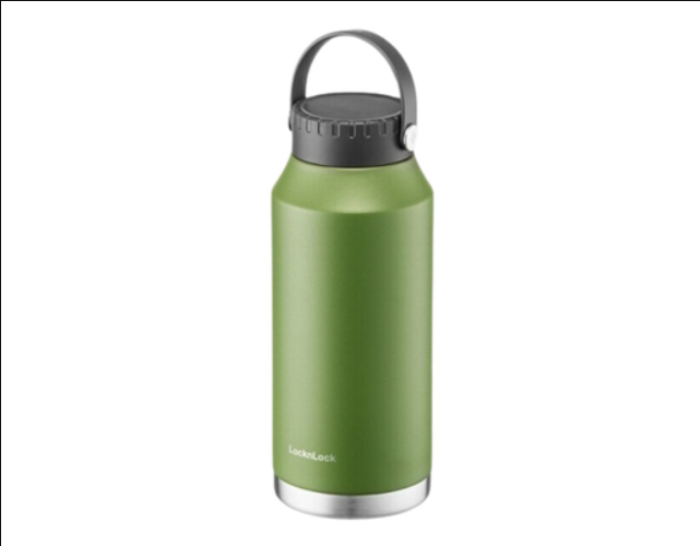 Bình giữ nhiệt LocknLock SLO Handle Tumbler - Màu xanh lá - LHC4324GRN