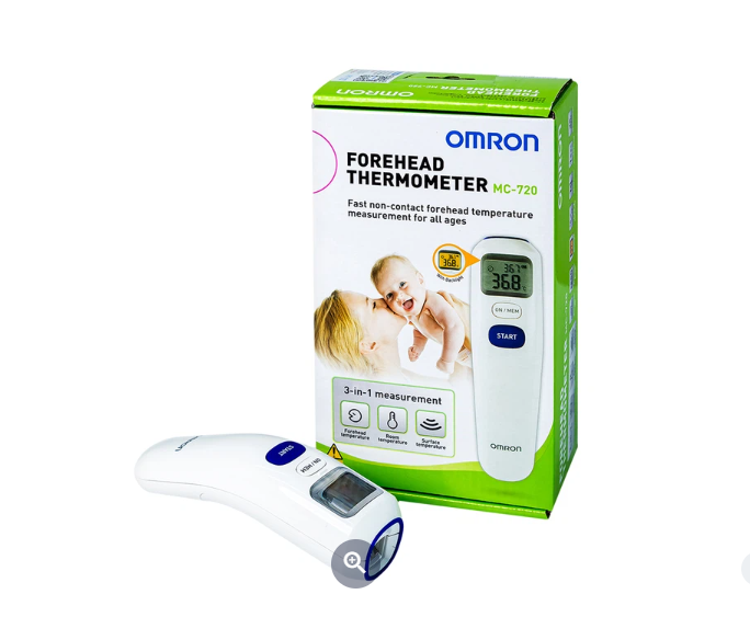Nhiệt kế đo trán Omron MC-720