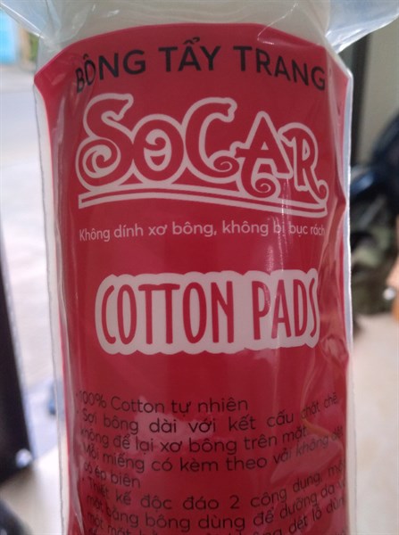 Bông tẩy trang socar 120M