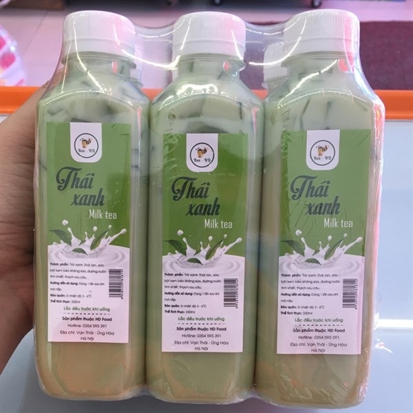 THÁI XANH MILK TEA HD FOOD 330ML