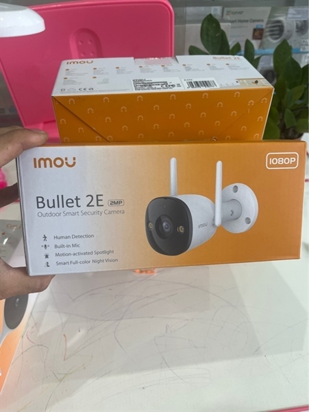 Camera wifi imou F32FP (Ngoài Trời BULLET 2E 3M chuẩn 2K - Có Màu Ban Đêm)