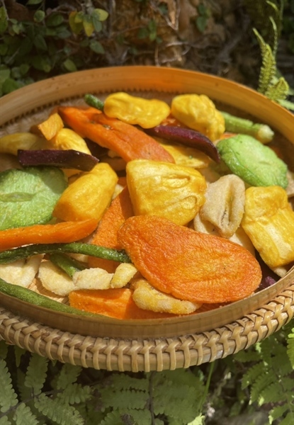 Rau củ sấy giòn