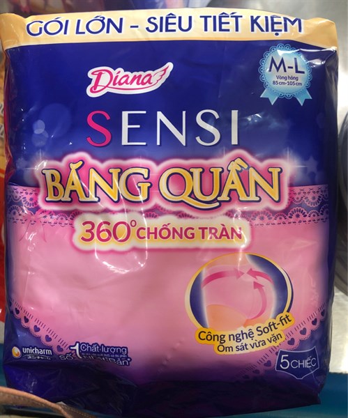 BVS Sensi quần băng ml 5 miếng