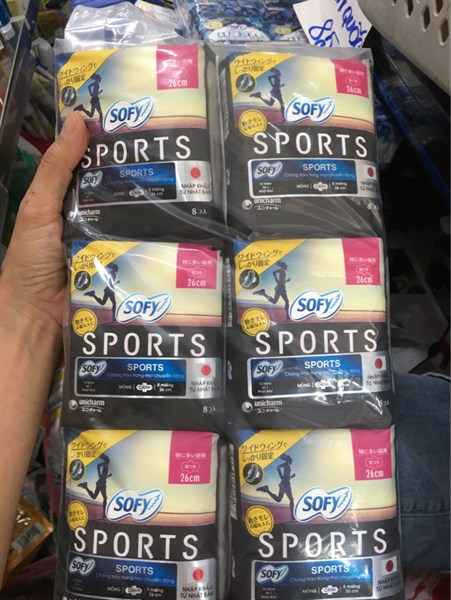 BVS Sofy sport 26cm 8 miếng