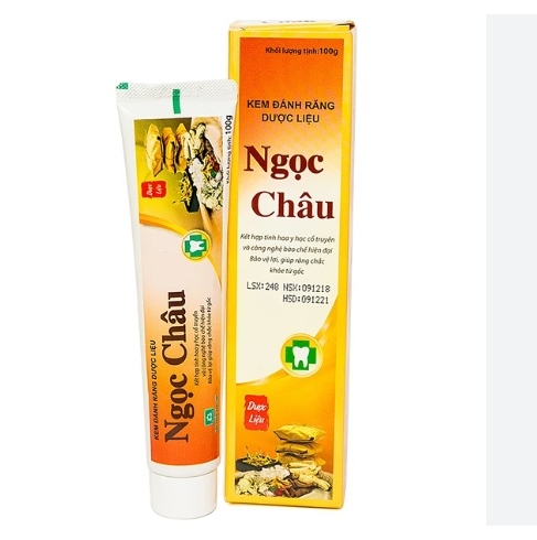 Kem Đánh Răng Ngọc Châu Dược Liệu 100G