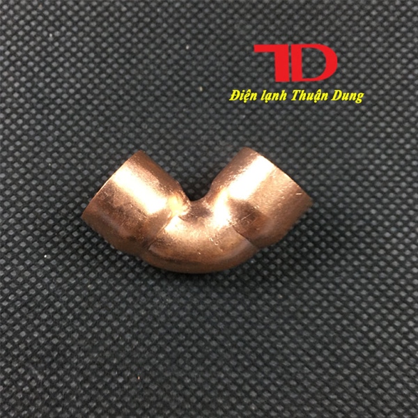 TKL - Cút hàn nối ống đồng góc vuông 90 độ phi 12 (20 cái/ túi), Co ống đồng phi 12