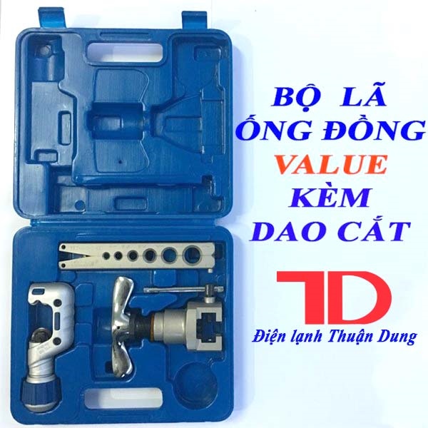 BỘ LÃ ỐNG ĐỒNG - LÃ VALUE 1 KẸP KÈM DAO CẮT