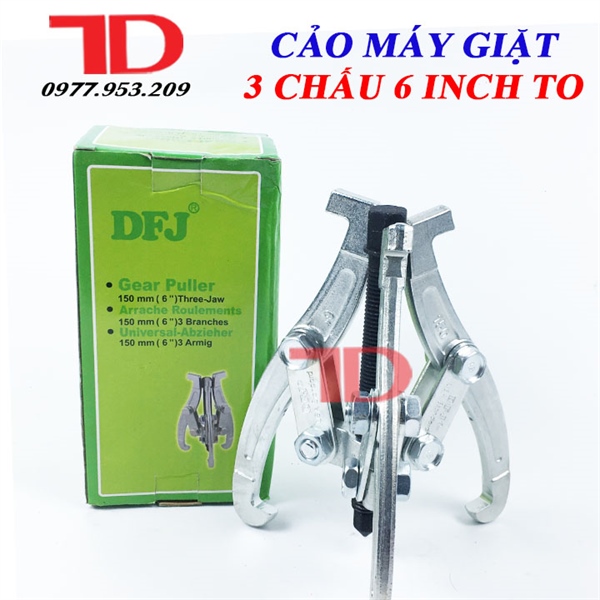 Cảo mâm máy giặt 3 chấu 6 inch loại to
