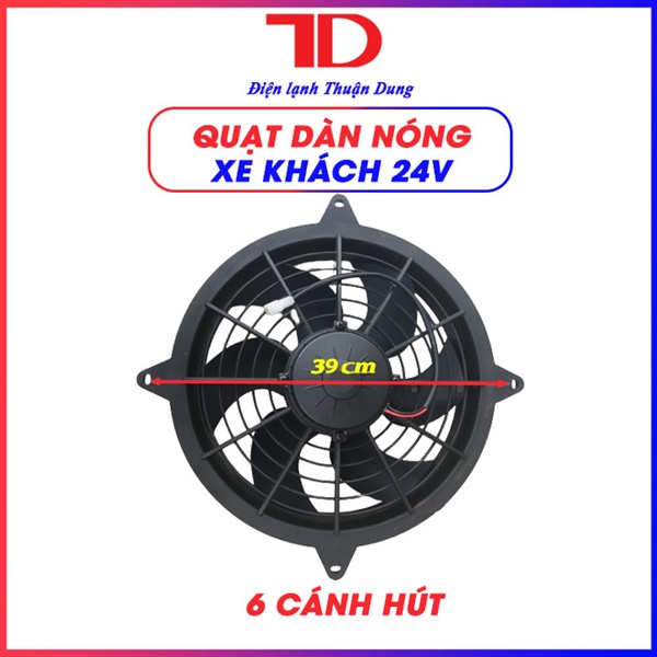 Quạt dàn nóng xe khách mới cánh hút JKH266PL-24V (6 cái/thùng)