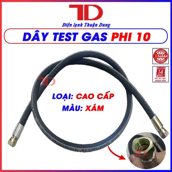 DÂY TEST GAS PHI 10 - DÂY XÁM