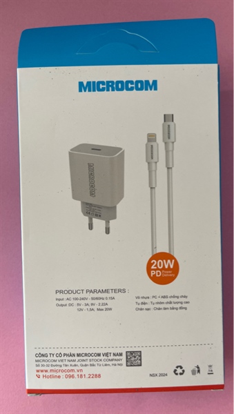 Bộ Sạc Nhanh Iphone 20w PD8U
