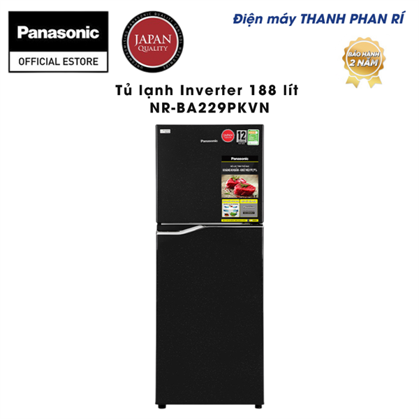 Tủ lạnh Panasonic Inverter 188 lít NR-BA229PKVN