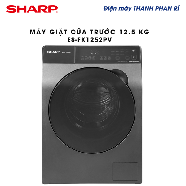 Máy giặt Sharp Inverter 12.5 Kg ES-FK1252PV-S