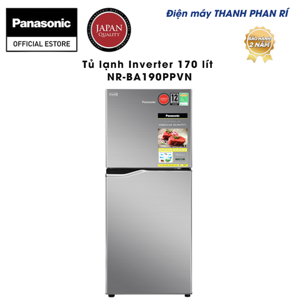Tủ lạnh Panasonic Inverter 170 lít NR-BA190PPVN