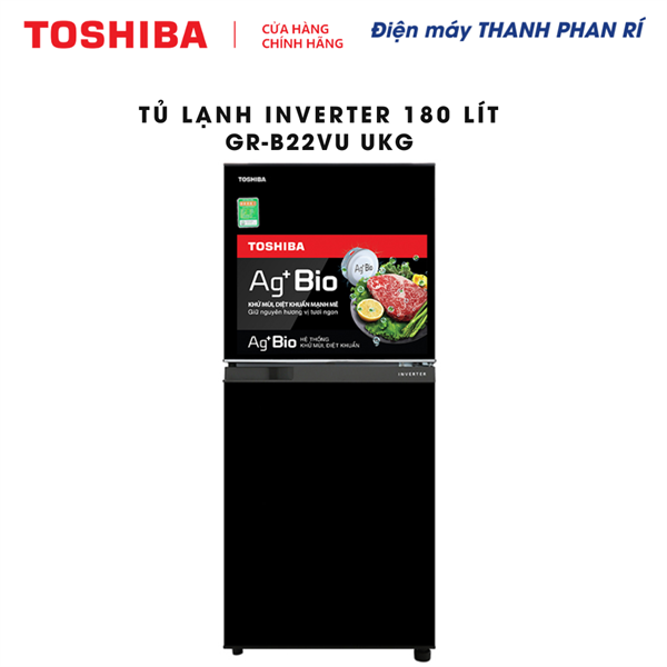 Tủ lạnh Toshiba Inverter 180 lít GR-B22VU UKG