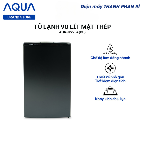 Tủ lạnh Aqua 90 lít AQR-D99FA(BS)