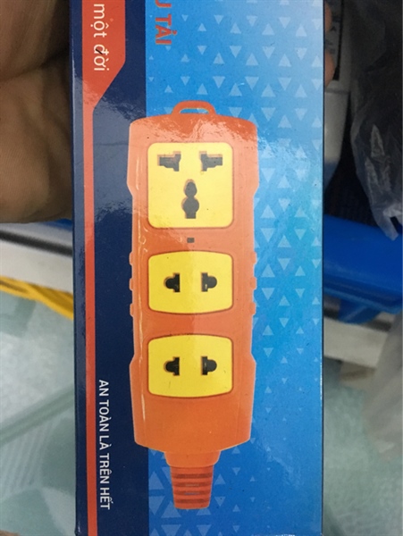 Ổ cắm chịu tải 3 lỗ cam