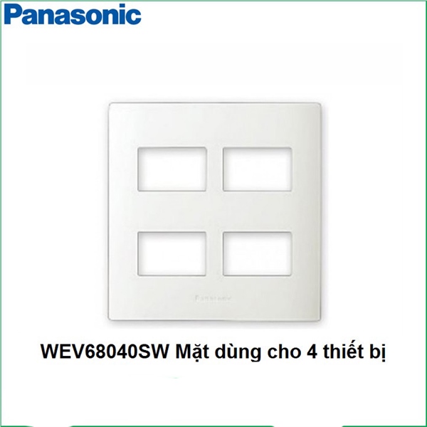 Mặt 4 lỗ Wide Panasonic WEV68030SW