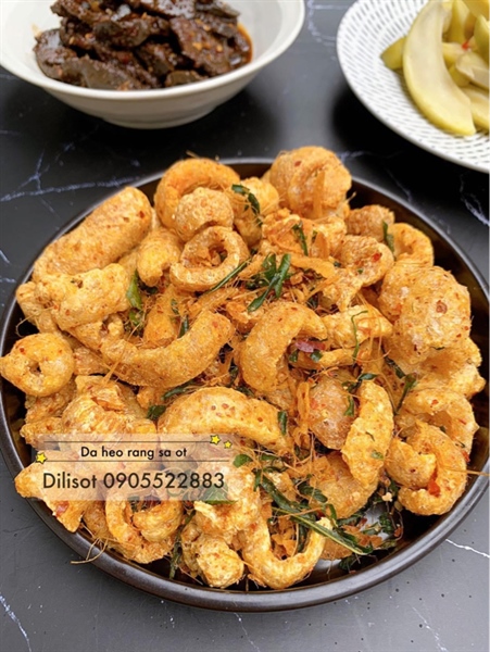 Da heo rang sả ớt