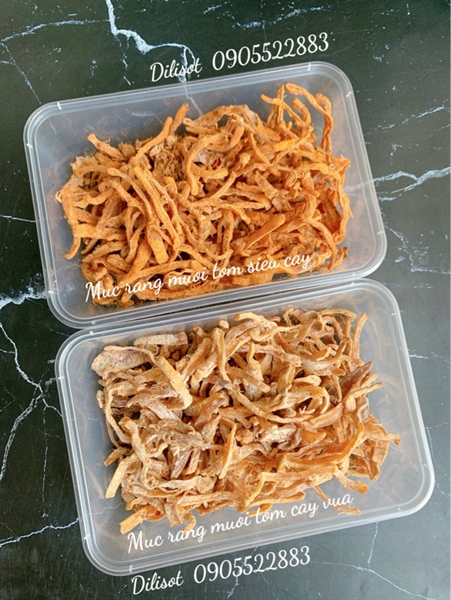 Khô mực rang muối tôm cay vừa