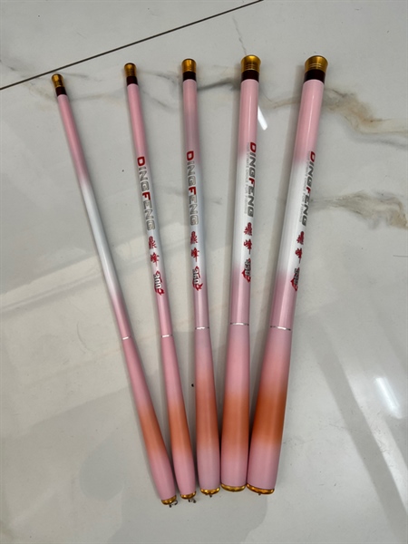 Cần rút ngắn cam hồng 40cm 3m6