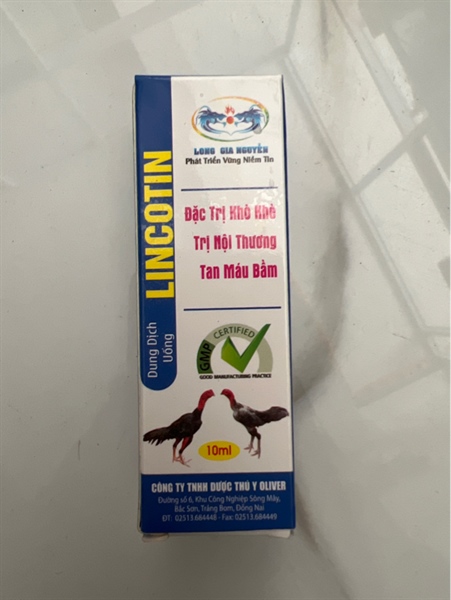 LGN-LINCOTIN 10ml Tan máu bầm