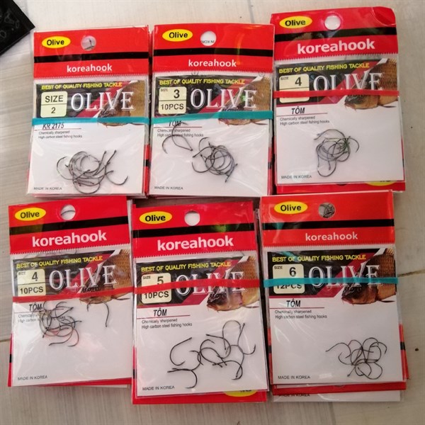 LƯỠI CÂU tôm Oliver Số 2,3,4,5,6