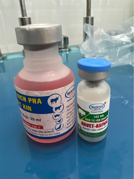 Vác xin ngừa dịch tả châu phi Heo thịt ( chai 10 liều)(Heo từ 1 tháng trở lên, không tim nái mang thai)