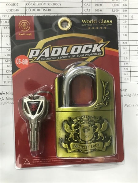 Ổ khoá Padloock 60H chống cắt