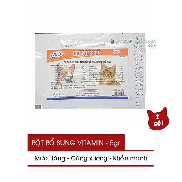 BIO-Vit Plus vitamin tổng hộp 5g