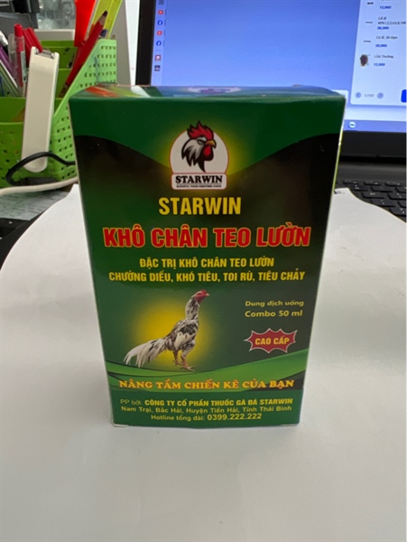 STARWIN-Khô chân teo lườn Chướng diều, khó tiêu, tòi rù, tiêu chảy 50ml
