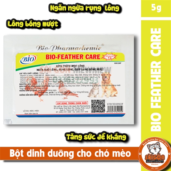 BIO FEATHER CARE ra lông 5g