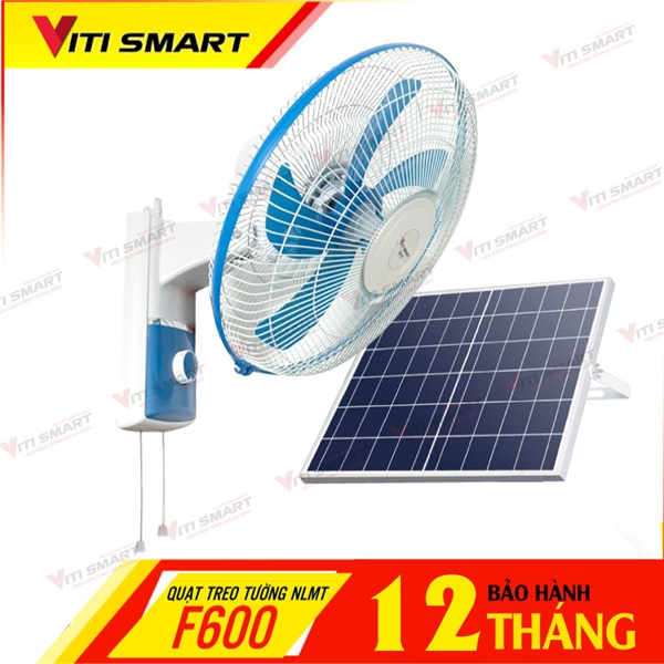 Quạt treo tường năng lượng mặt trời VITI SMART F600