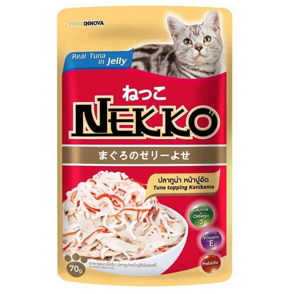 PATE NEKKO vị cá ngừ & thanh cua 70G