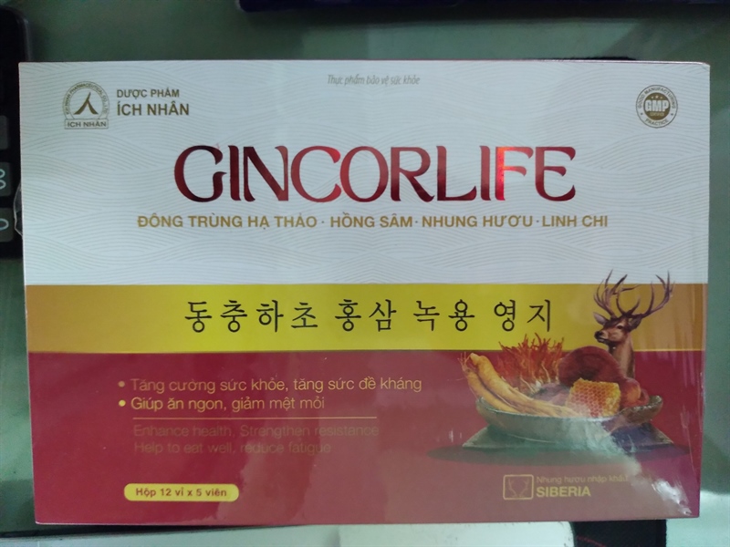 Gincorlife hop 60v Ich Nhan