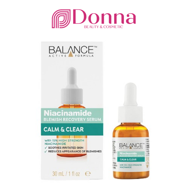 Tinh Chất Ngừa Mụn Mờ Thâm Balance Active Formula Niacinamide Blemish Recovery Serum 30ml