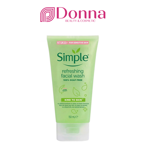 Sữa rửa mặt Simple Kind To Skin Refreshing Facial Wash Gel 150ml