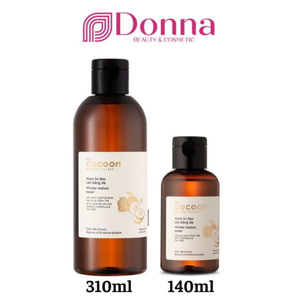 Nước Cân Bằng Da Cocoon Winter Melon Toner Bí Đao 140ml