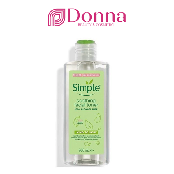 Nước Hoa Hồng Cho Da Nhạy Cảm Simple Soothing Facial 200ml