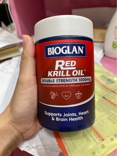 Dầu nhuyễn thể Bioglan red krill oil 1000mg 60 viên