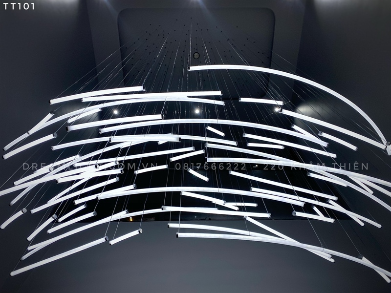 Thanh led Acrylic uốn cong Ánh sáng 360°