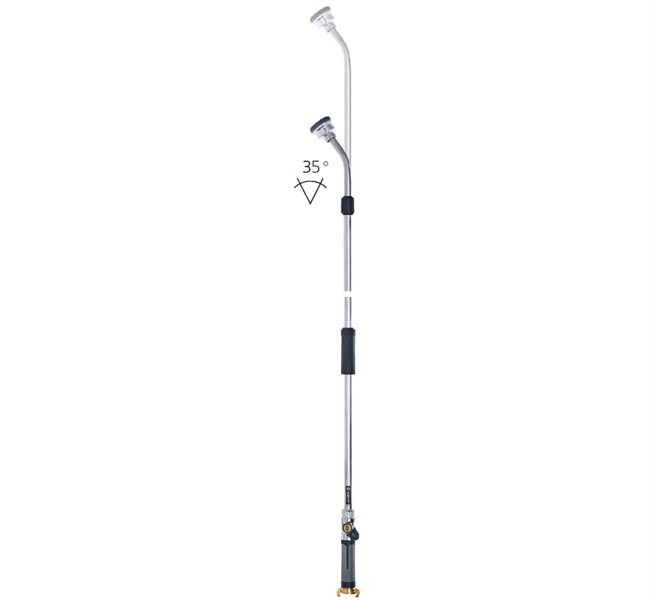 GEKA plus watering wand Vario Plus 35°-telescopic pipe 80 - 140cm LM EAN