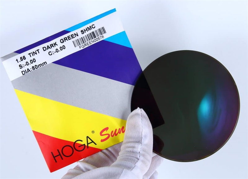 Hàn Quốc 1.56 Tròng râm màu khói/ trà/xanh lá đậm, chói, UV, bám bụi (Grey/Brown/Green) (Sẵn độ)