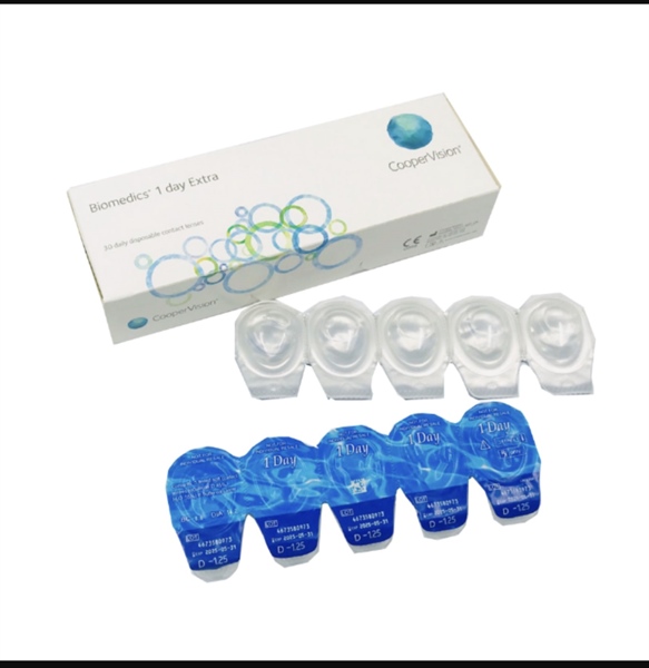 [Miếng] Kính áp tròng Biomedics 1 Day Extra