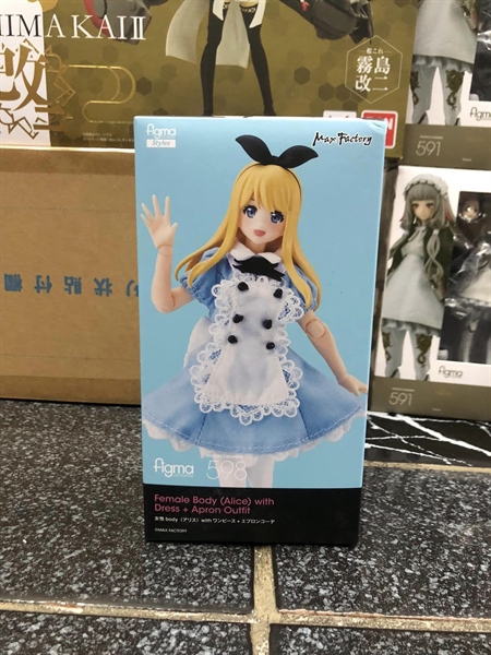 (JPV) FIGMA 598 FEMALE BODY (ALICE) WITH DRESS + APRON OUTFIT