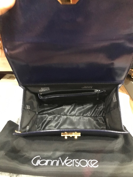 Túi hộp Versace xanh đậm KG+