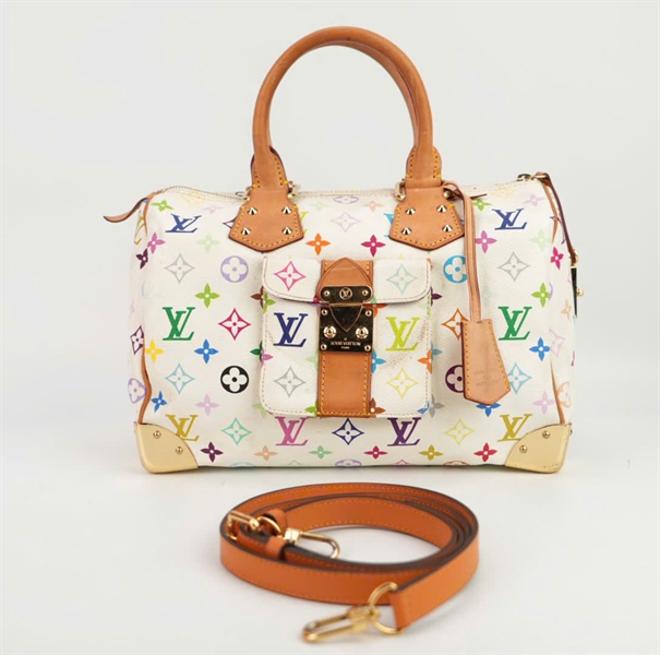 Túi LV hoa màu quai nâu size 25 ++